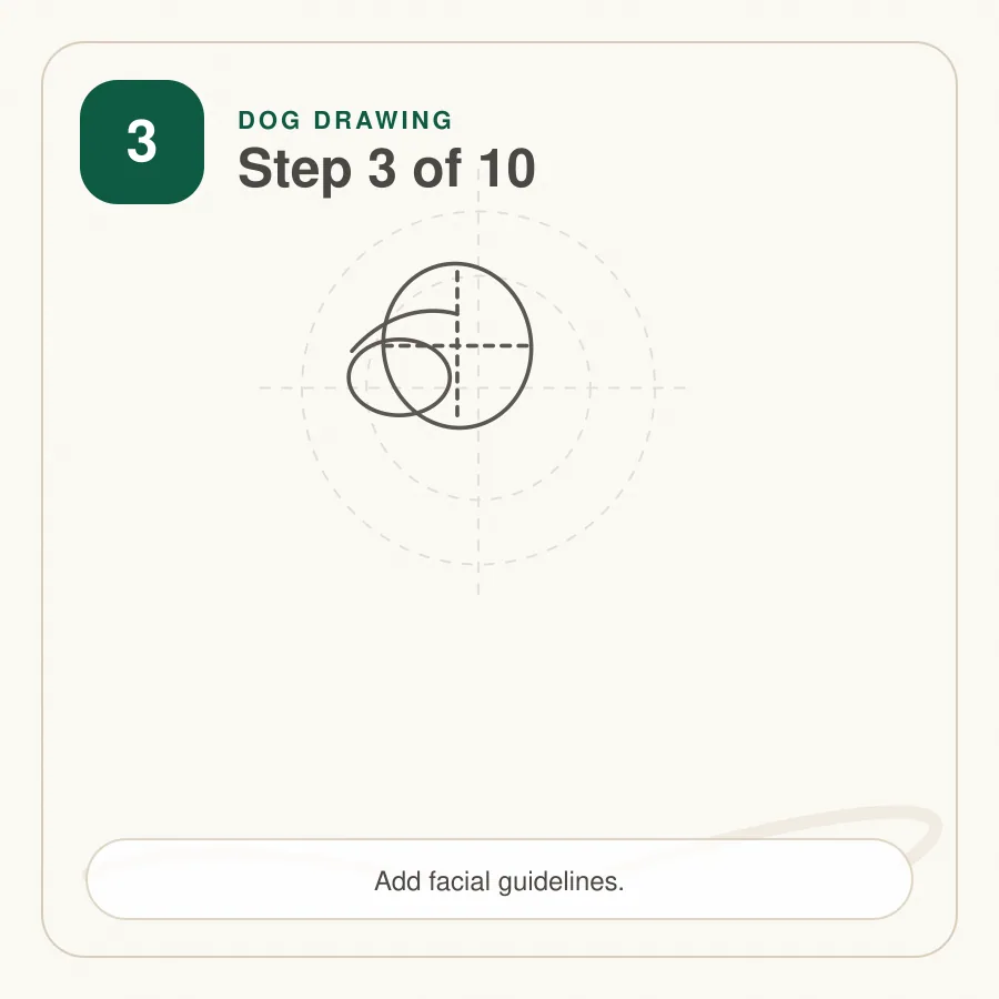 dog drawing step 3