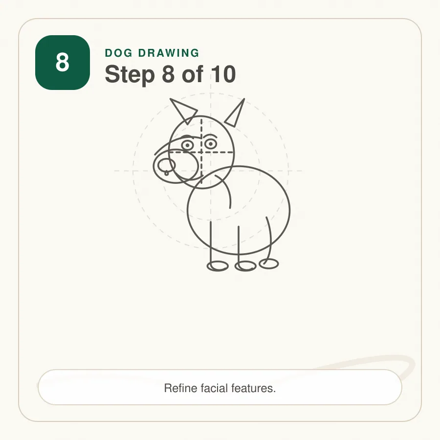 dog tutorial step 8 dog tutorial step 8 refined face