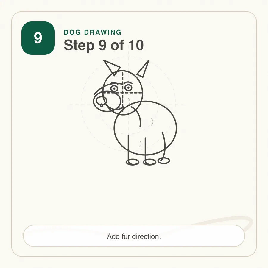 dog tutorial step 9 dog tutorial step 9 fur direction
