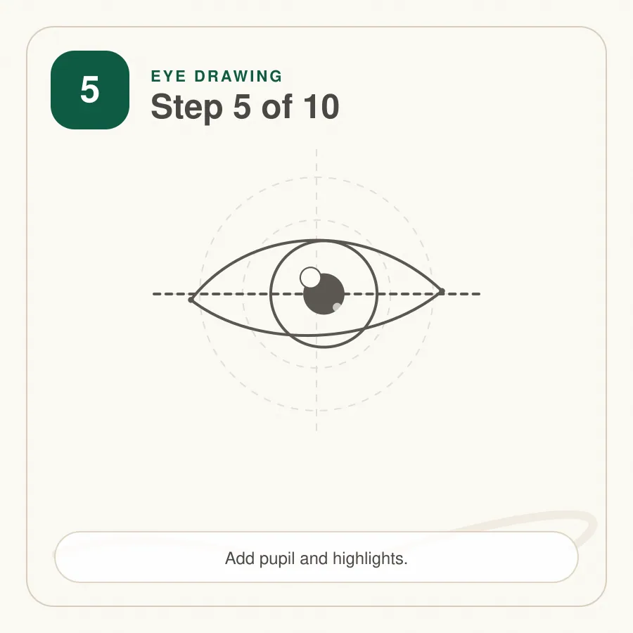 eye drawing step 5