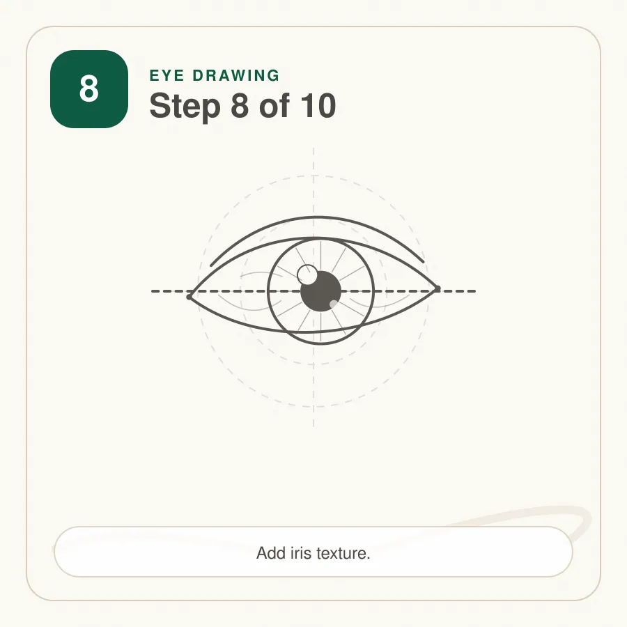 eye drawing step 8
