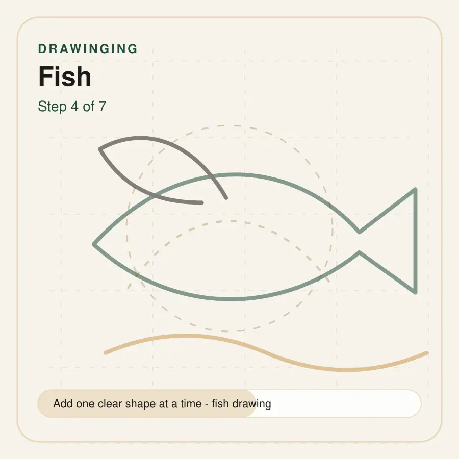 fish drawing step 4