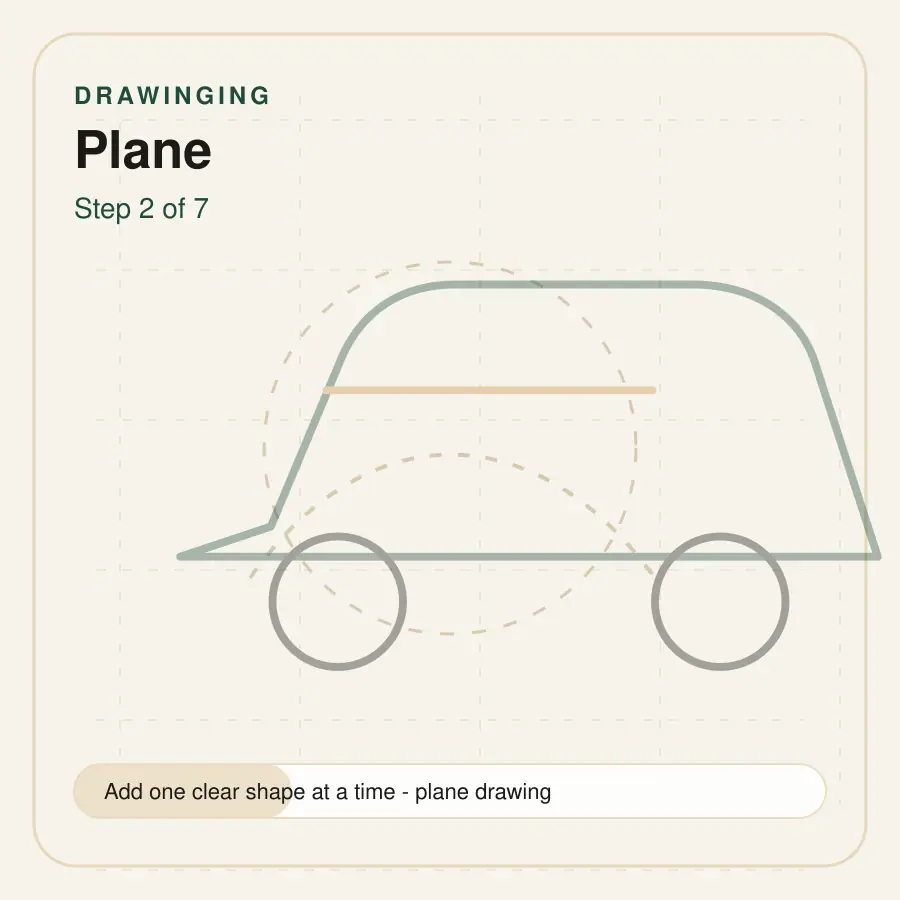 plane drawing step 2