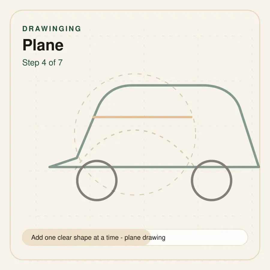 plane drawing step 4
