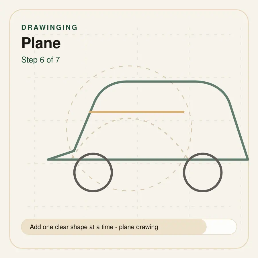 plane drawing step 6