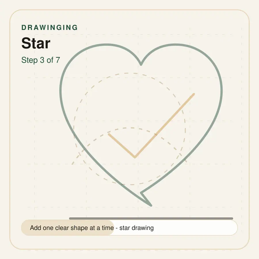 star drawing step 3