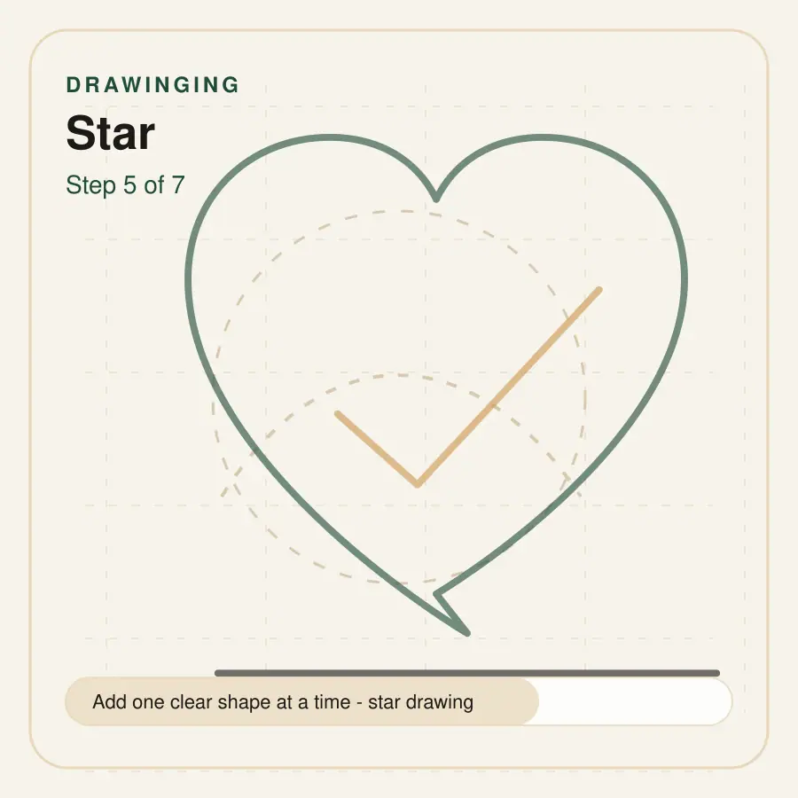 star drawing step 5